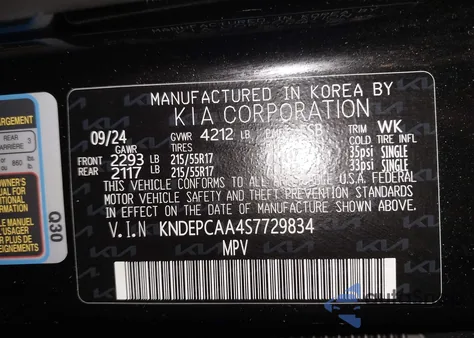 2025 Kia Seltos Lx z USA, uszkodzony, nr VIN KNDEPCAA4S7729834